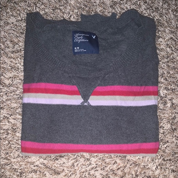 American Eagle Striped Sweater - Picture 1 of 7